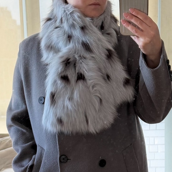 Yves Salomon Scarf, fur collar new - Picture 3 of 6
